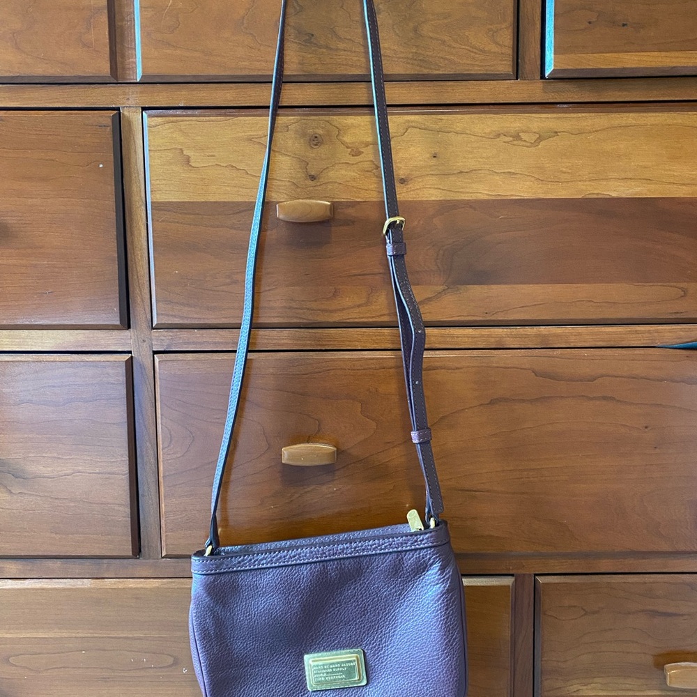 Maroon Marc by Marc Jacobs Leather Crossbody